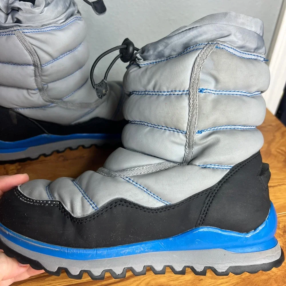 CH20 Alpina Kids‎ Winter Snow Boots Size 4 Puffer Rated to -30 Faux Fur Lined